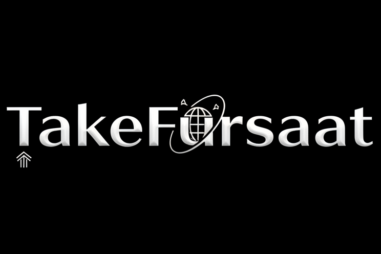 maak een logo het liefst dat het past op een zwarte achtergrond en er moet erop TakeFursaat